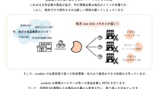 生産者と美容室を繋ぐ、お茶菓子サブスク新サービス『One Bite』ワンバイト